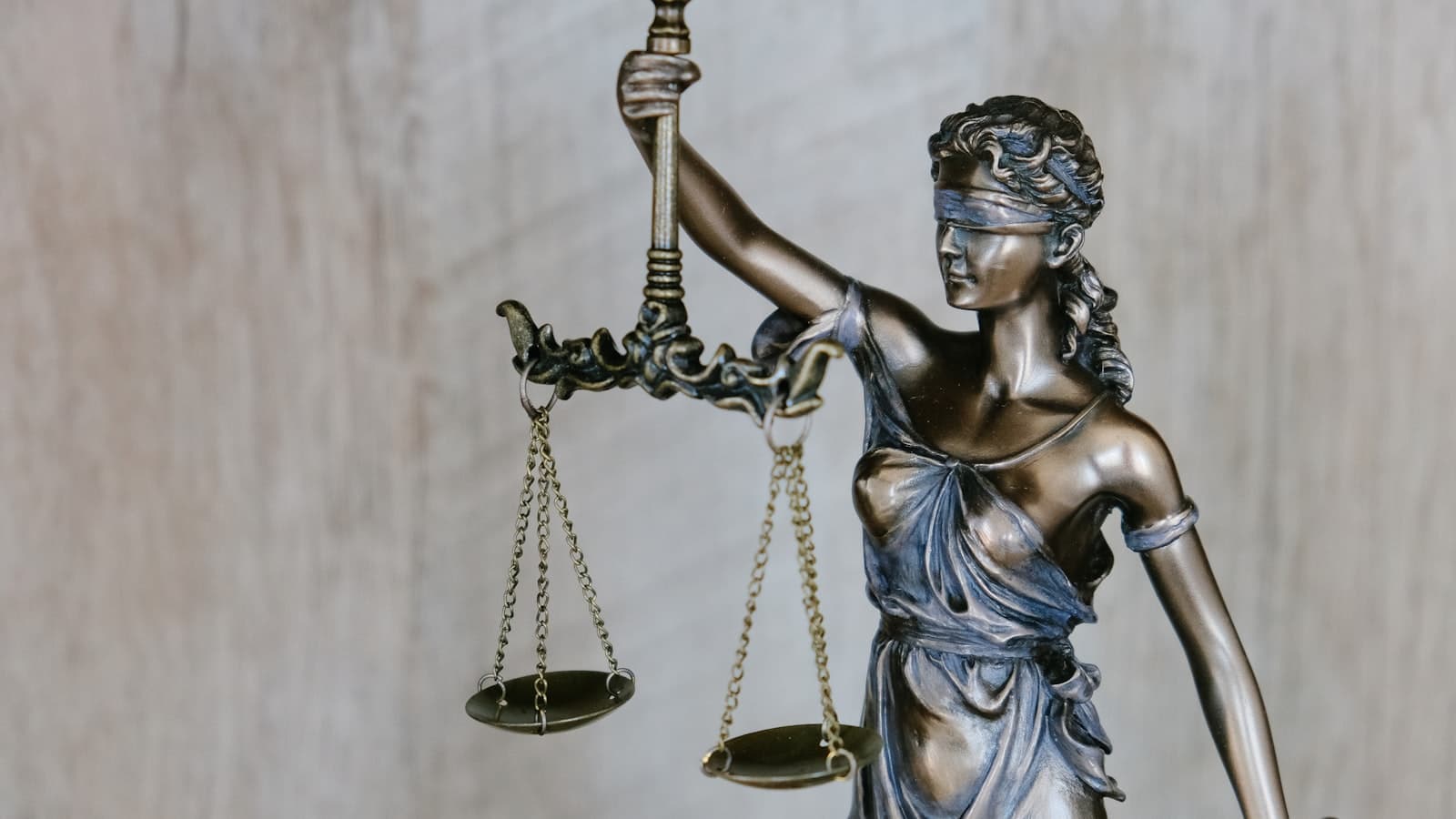 A wooden judge’s gavel